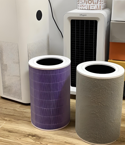 Air purifier, activated carbon for water filter element